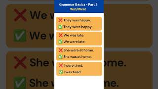 Was vs Were Explained in Marathi | Easy English Grammar #shorts