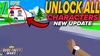 Dude Theft Wars Unlock All Characters After New Update | dude theft wars chad unlock mission 2024