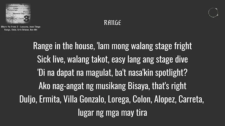 Where Ya From 3 (Lyrics Video) - Lanzeta, Juan Thugs, Range, Sinio, Kris Delano, Hev Abi