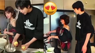 Too Sweet Liu Yuning Tenderly Teaches Zhao Lusi To Cook They Look So Happy Together