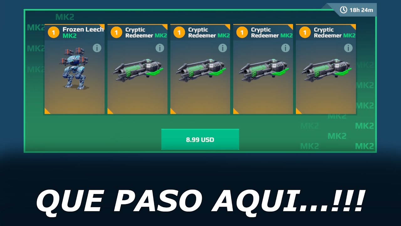Oferta que no combina en la tienda de war robots youtube