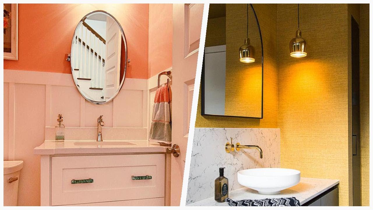75 Premium Orange Powder Room Design Ideas You'll Love ♡ YouTube