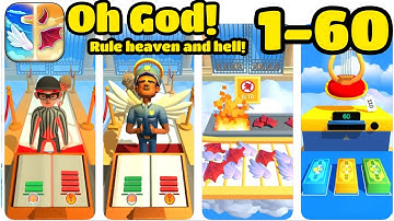 Oh God! Game Rule heaven and hell! All levels 1-60 Gameplay  (iOS-Android) heaven or hell game