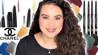 NEW CHANEL Stylo Yeux Waterproof Liners | Swatches and Eyeshadow Pairings -  YouTube
