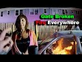 68 Year Old Woman Crashes Through Gate Into Building After Drinking — Fire Erupts Moments Later