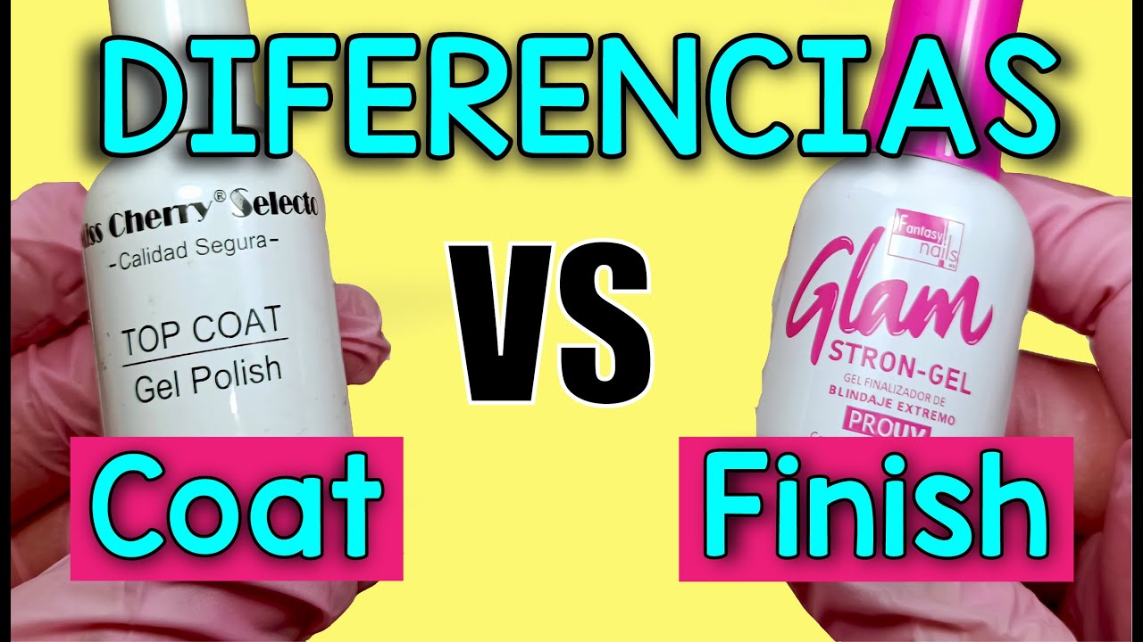 TOP COAT vs TOP FINISH ✅ CUÁL y CÓMO  USAR en tus UÑAS ACRÍLICAS? 💅🏻 EVITA ESTOS ERRORES ❌