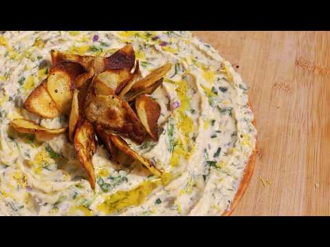 САЛАТ С ХУМУСОМ. Хрустящий микс разных кухонь
