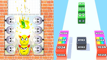 Draw To Smash Vs Jelly Run 2048v| All Levels| Android Ios | new update