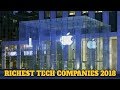 Top 10 Richest Tech Companies In The World 2018