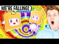 Can BOXY & FOXY Beat This RAINBOW MINECRAFT DROPPER?! (IT LOOKS SO COOL!)