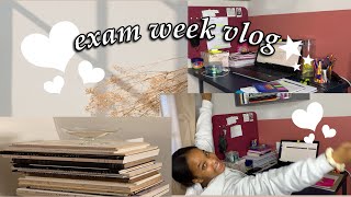 STUDY VLOG: Exam week in my life! | UNIVERSITY EDITION.