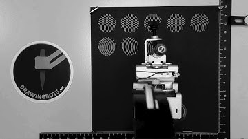 DrawingBots - AxiDraw plotter video, flow field in circles