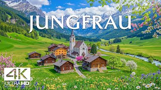 Jungfrau 4K | Unreal Alpine Beauty – Majestic Peaks, Quiet Valleys &amp; Timeless Mountain Calm