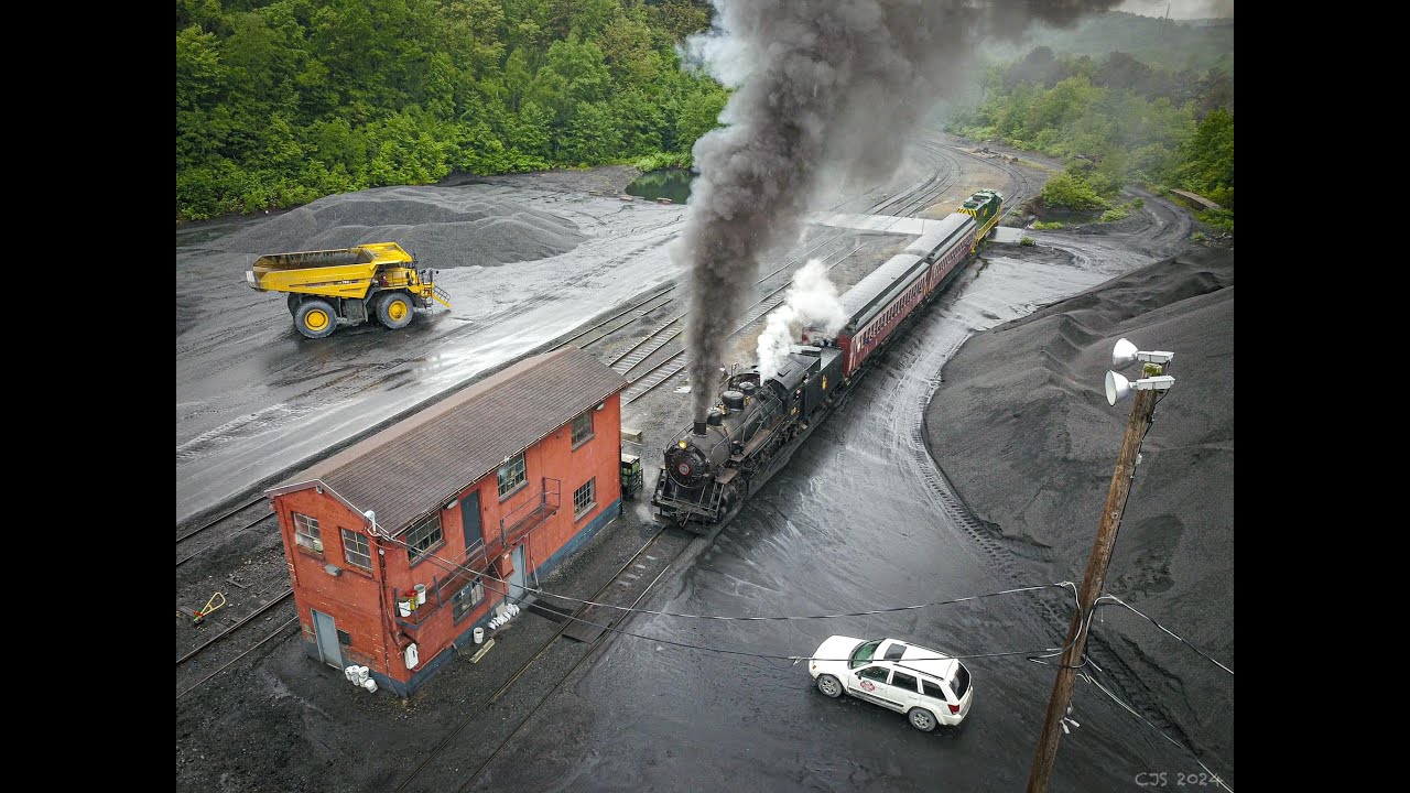 Locomotive CNJ 113 0-6-0 Excursion from Minersville PA to the St ...