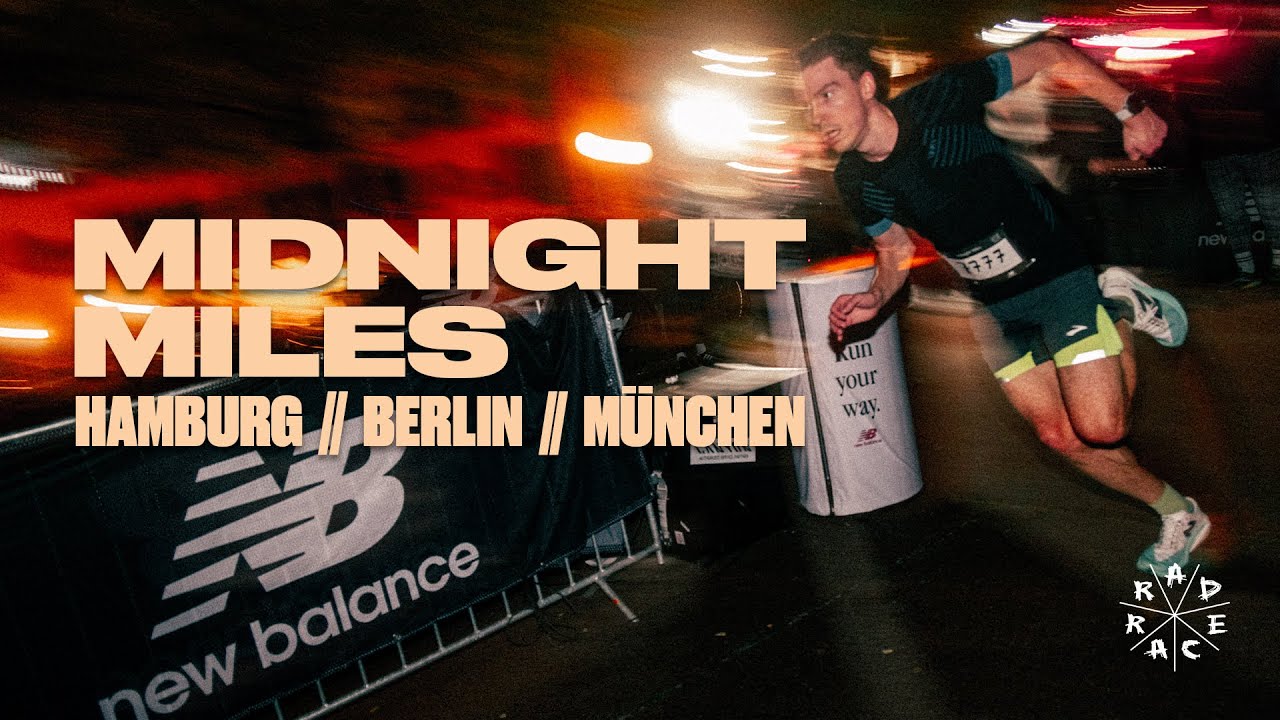 HALBMARATHON UM MITTERNACHT?!  DAS WAREN DIE NEW BALANCE MIDNIGHT MILES // RAD RACE