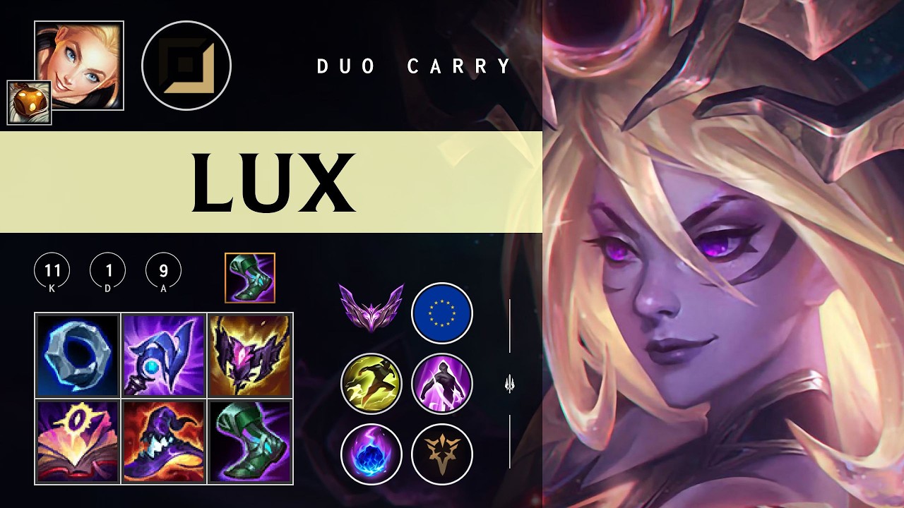 Lux Carry vs Kog'Maw - EUW Master Patch 26.04