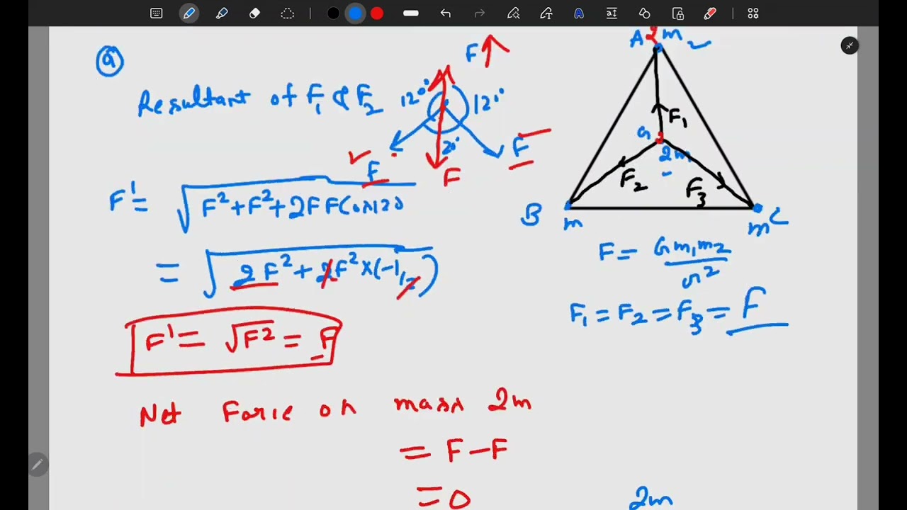 Example 7.2 Class 11 | Gravitation | Physics Chapter 7 | Sadhana Classes
