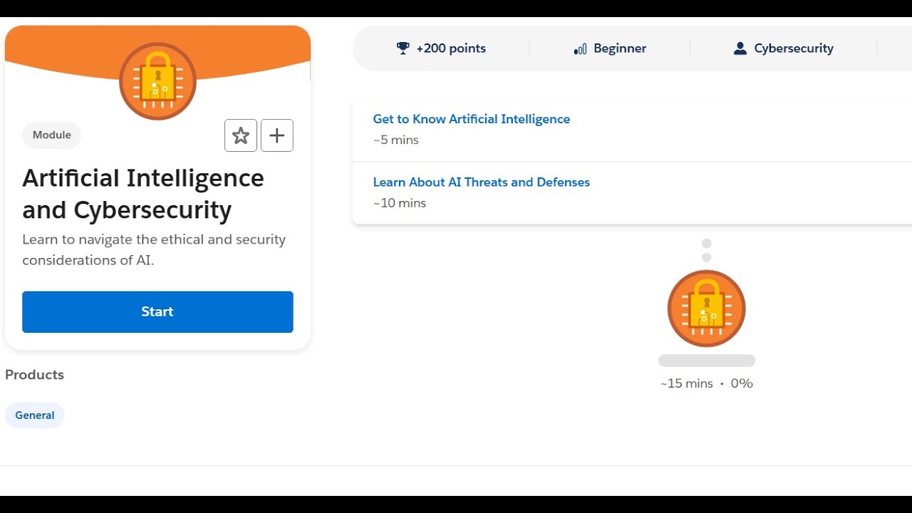 Artificial Intelligence and Cybersecurity : Learn About AI Threats and Defenses :Trailhead Challenge