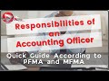 Accounting Officers Responsibilities Quiz