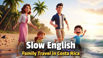 Family Travel in Costa Rica | Easy English Listening Story for Beginners (A2 Level)