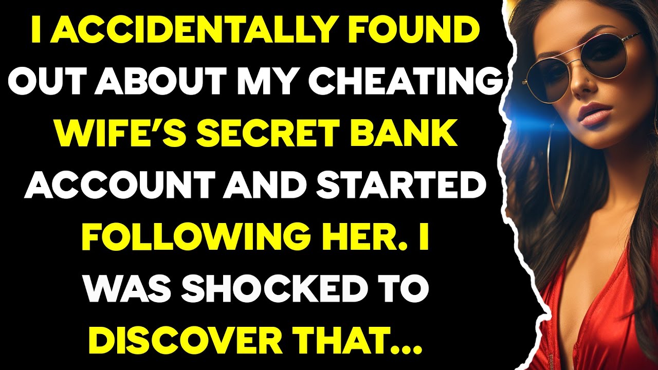 I accidentally found out about my cheating wife's secret bank account ...