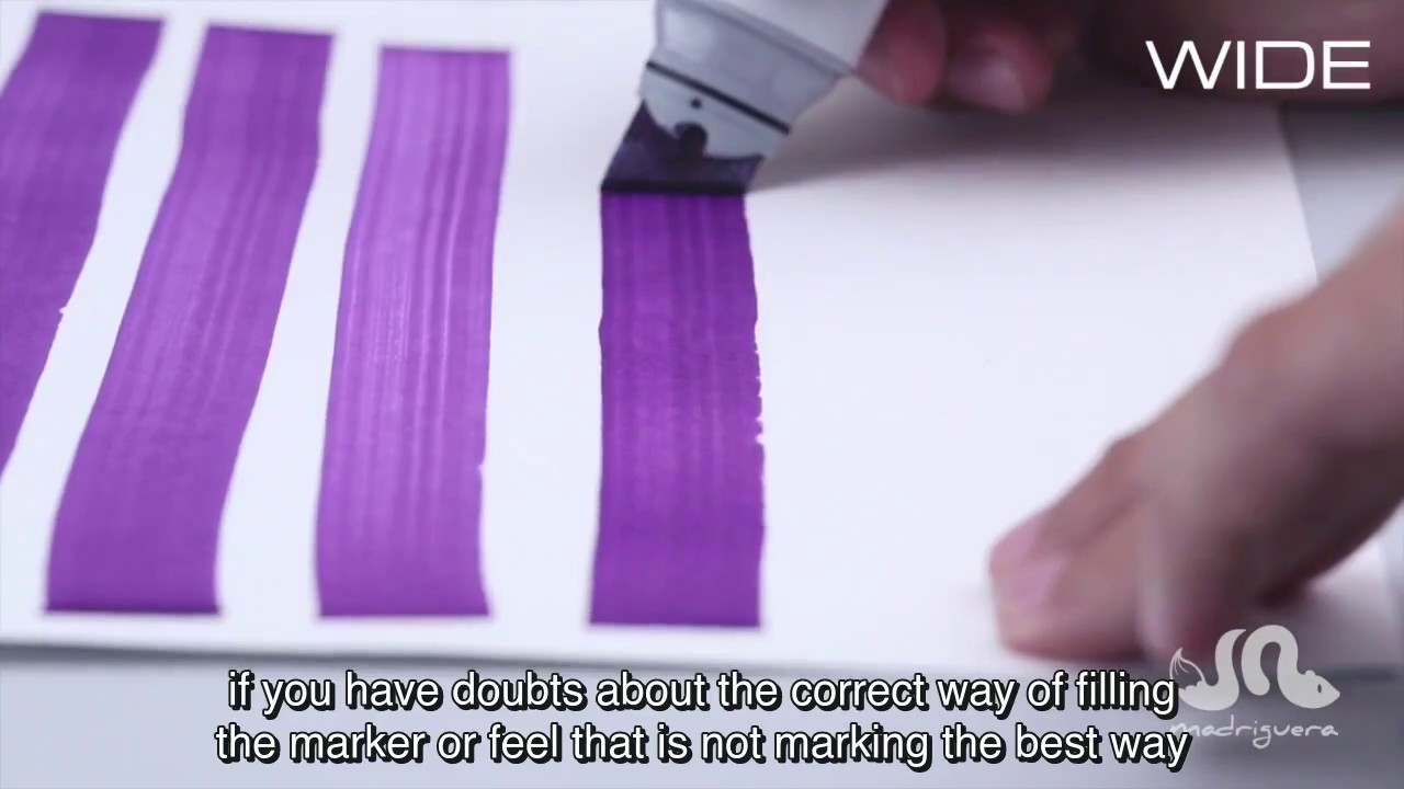 Como recargar un Copic Wide