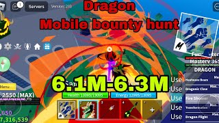 Using Dragon is free bounty… | Blox fruits mobile bounty hunt (road to 30M)