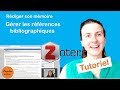 Zotero: logiciel pour gérer la bibliographie d'un mémoire, TER, thèse [Tutoriel]