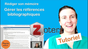 Zotero: logiciel pour gérer la bibliographie d