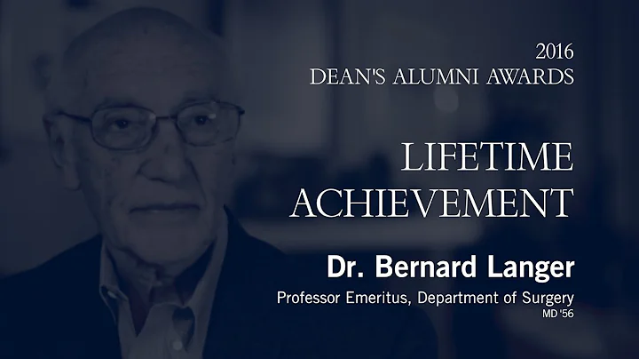 2016 Dean's Alumni Awards - Bernard Langer, Lifeti...