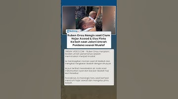 Ruben Onsu Menangis Haru saat Cium Hajar Aswad & Elus Pintu Ka