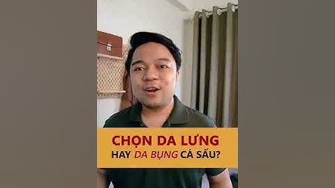 Chọn da lưng hay da bụng, đồ da cá sấu - FTT Leather