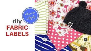 How to Make Fabric Labels at Home 