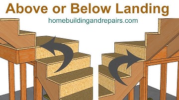 Four Methods To Connect Upper Flight of Stairs To Bottom of Landing - Design And Assembly Examples