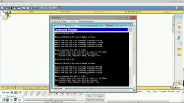Pinging devices in packet tracer