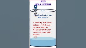 #What is a vibrating fork level sensor #level measurement, #industrial automation, #process control