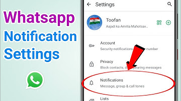 WhatsApp A to Z Notification Settings Android 