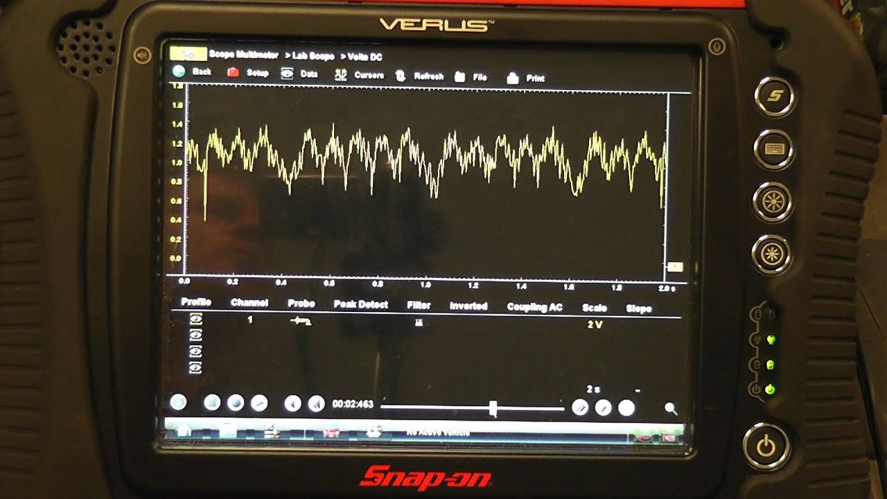 how to use an snap on modis ultra scope