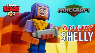 Making SHELLY in MINECRAFT style using polymer clay tutorial Brawl Stars screenshot 1