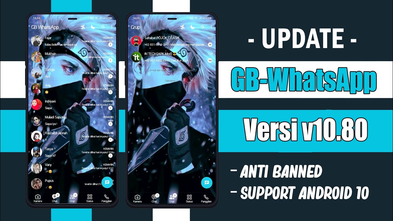 GB-WhatsApp v10.80 Update Fitur Terbaru 2020 - Support Android 10