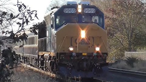 CSX 9969 Leads W003 through Terre Haute, IN
