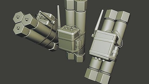 BLENDER 2.8: Modeling An Alien Isolation Pipe Bomb (Part 2)