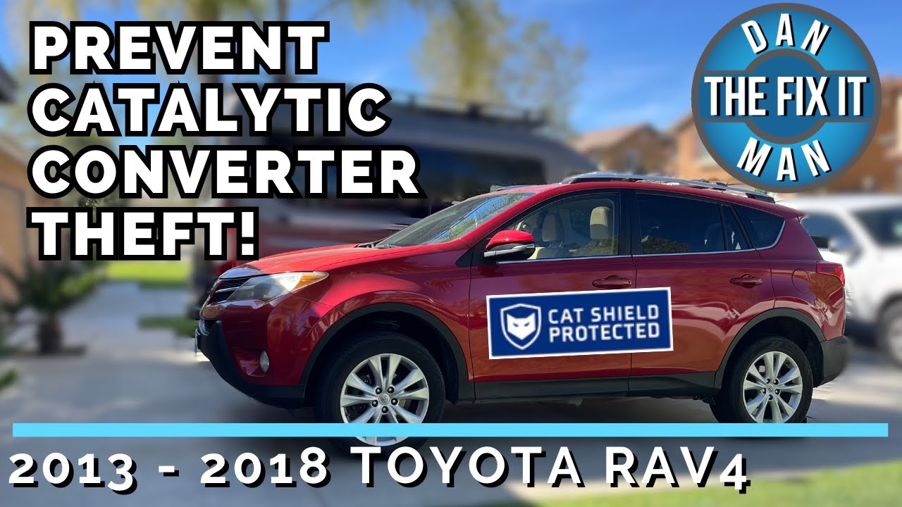 2013 - 2018 Toyota RAV4 FWD - STOP CATALYTIC CONVERTER THEFT! MillerCAT CAT SHIELD Protect your Cat!