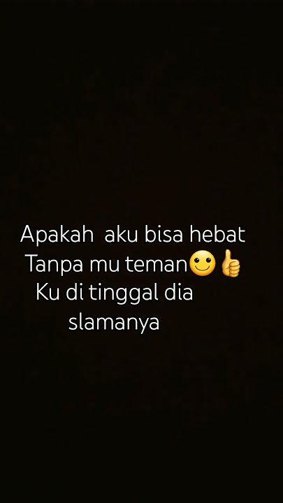 temen janji gak bakal ninggalin😊🤜🤛