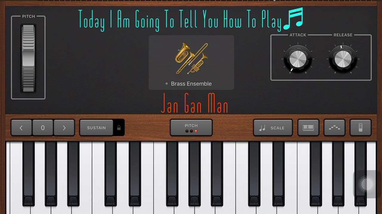 How to play jan Gan man on piano easy (tutorial) YouTube