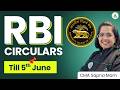 RBI Circular June 2026 | Till 5th June RBI Circulars 2026 | Most Important Circulars for Phase 1