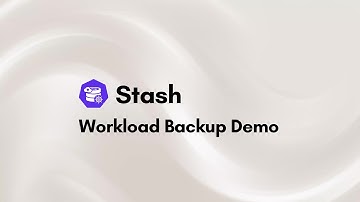 Stash Workload Backup Demo | Kubernetes Native Backup & Restore Solution