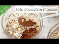 Silken tofu chocolate mousse | Quick and easy vegan dessert recipe