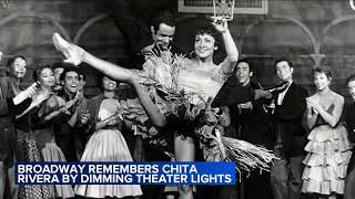 Broadway remembers Chita Rivera by dimming theater lights