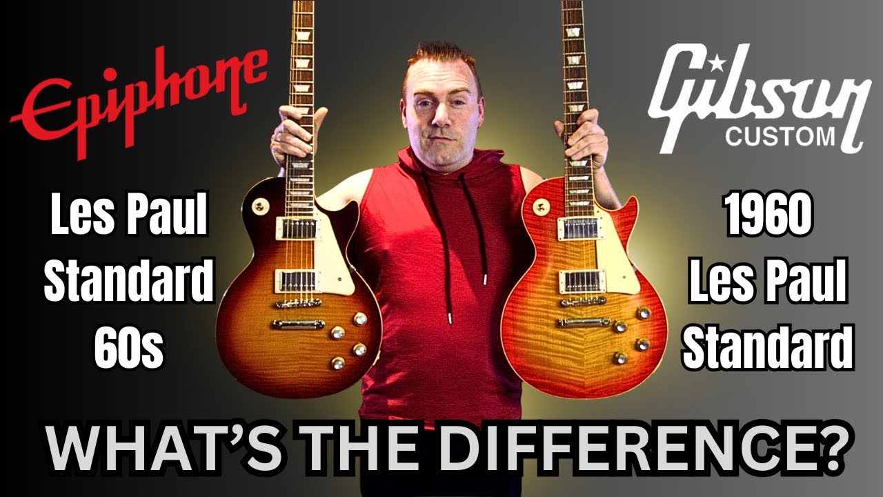 What's The Difference? Epiphone and Gibson Custom Les Paul
